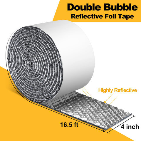 DEMEDO exhaust hose wrapped with bubble foil insulation for damp and heat resistance