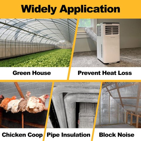 DEMEDO versatile insulation tape in a garage setting, demonstrating vapor barrier use