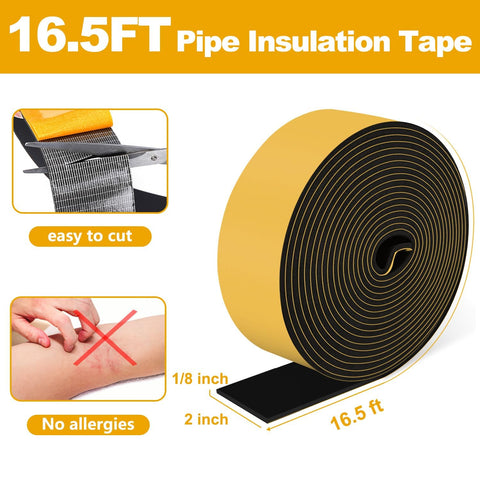 DEMEDO long-lasting insulation tape maintaining grip on various pipes