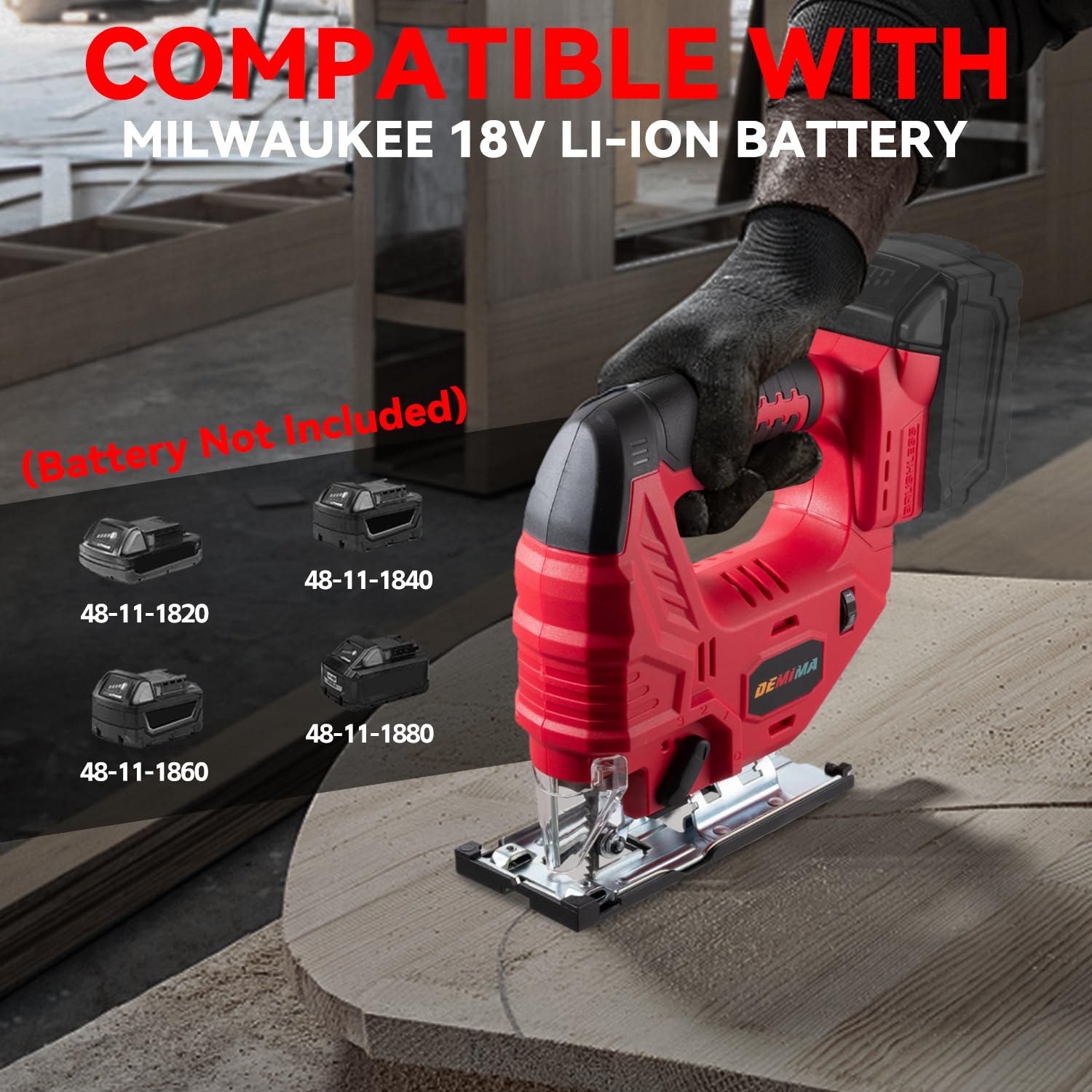 Demima 7-speed 3200RPM gear enables delicate to fast cuts