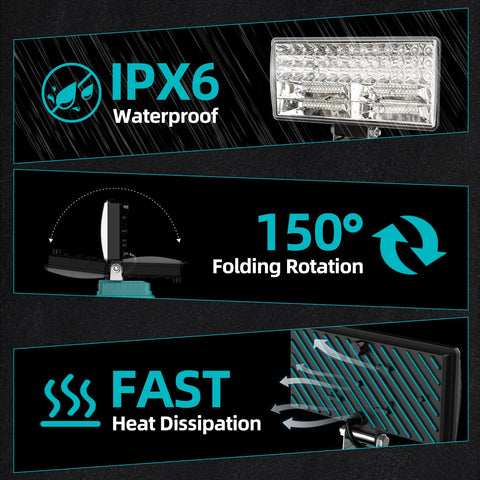 Energy-saving design with fast heat dissipation for extended use.
