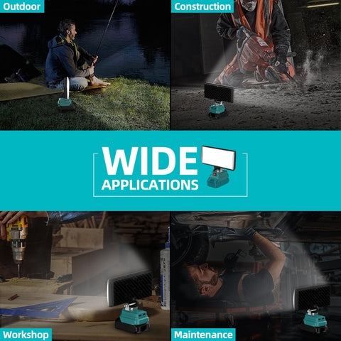 Ideal for workshops and camping, delivering portable light on demand.