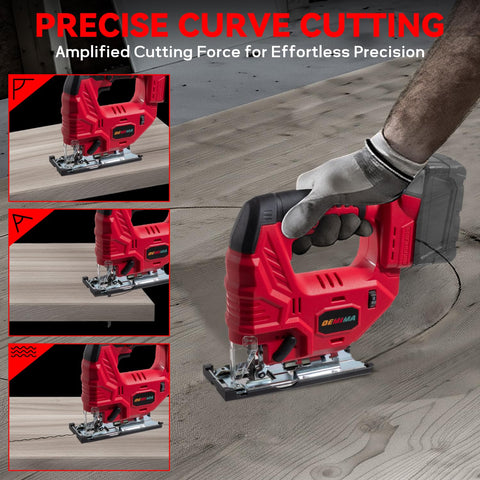 Demima tool-free blade change and safety lock streamline setup