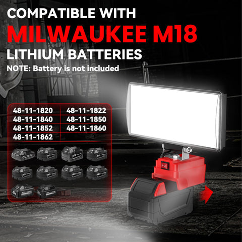 DEMIMA dual USB ports enable device charging during outdoor work or camping.