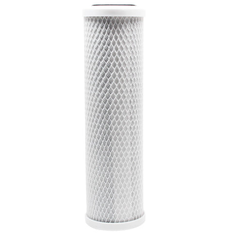 Denali Pure activated-carbon block close-up highlighting filtration media.