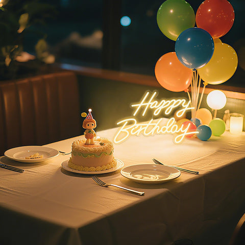 Dengduoduo USB-powered neon light ready for easy placement anywhere.