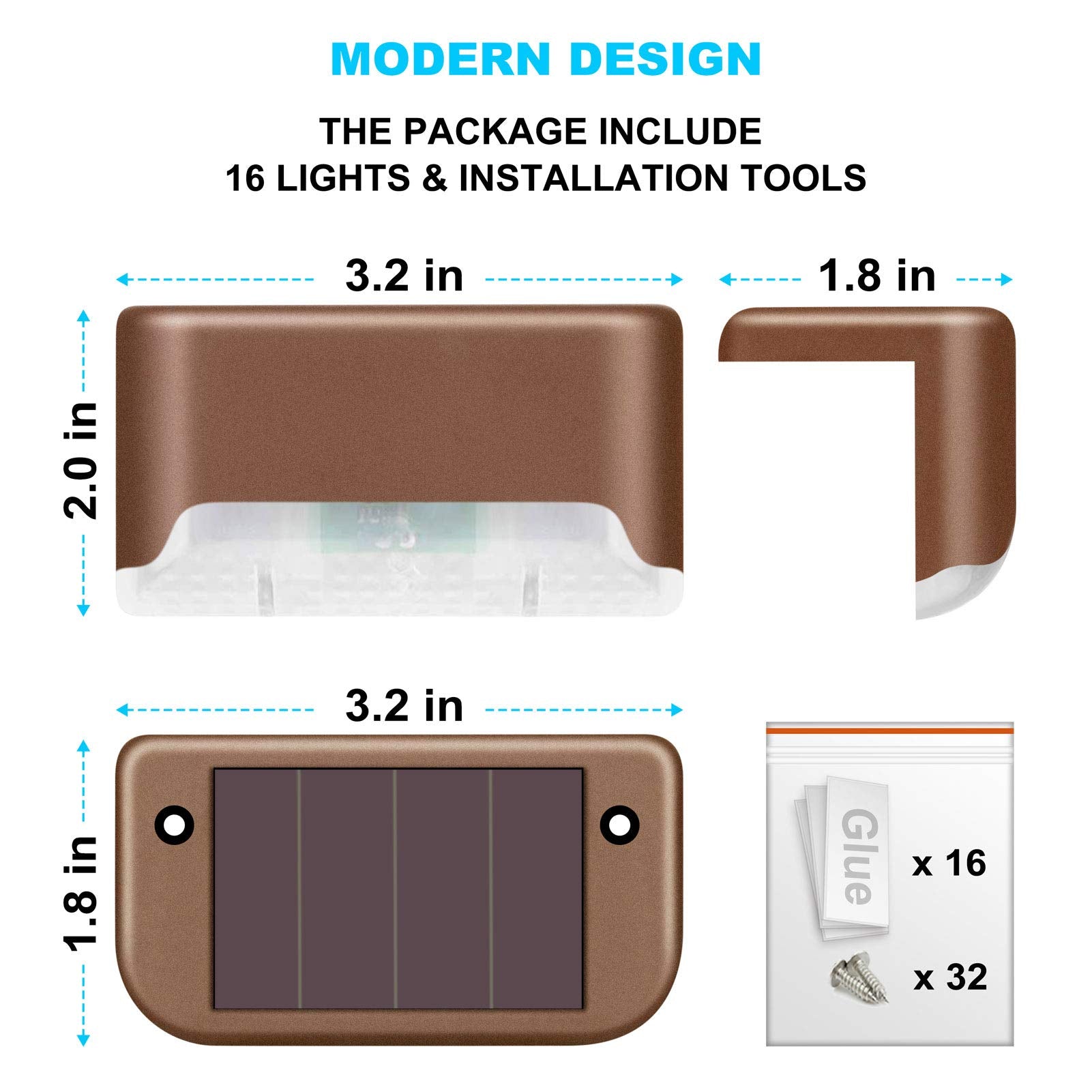 DenicMic yard path light improves navigation after dusk