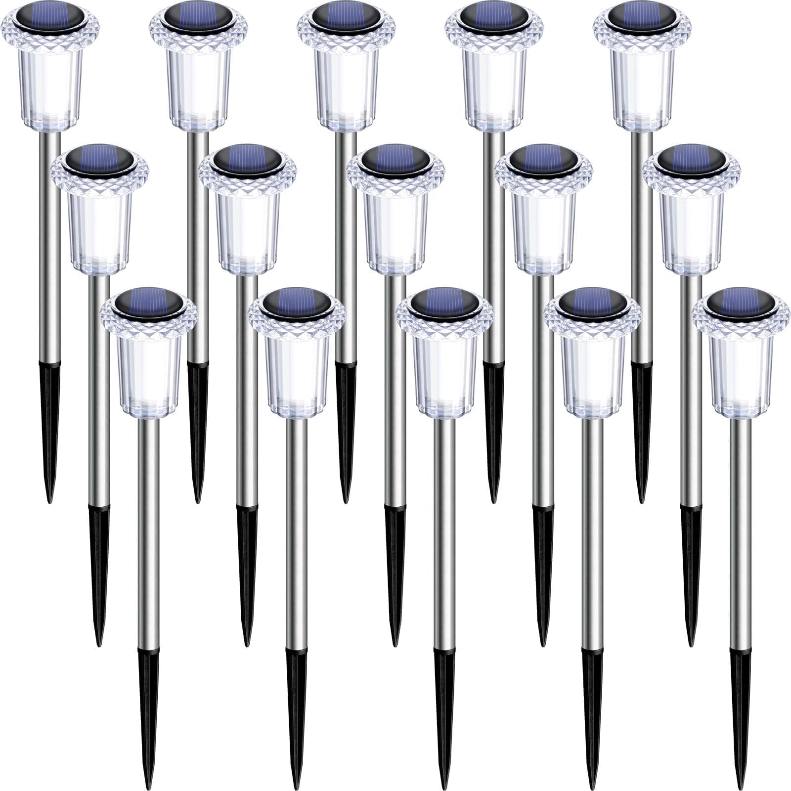 DenicMic ground-pattern light casts decorative path illumination.