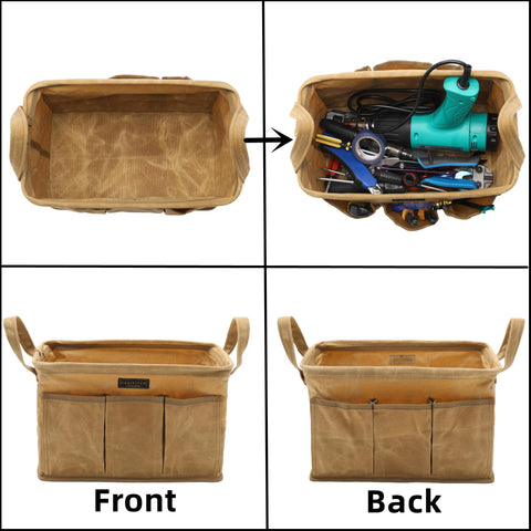 Denifiter reinforced handles provide easy carrying on job sites.