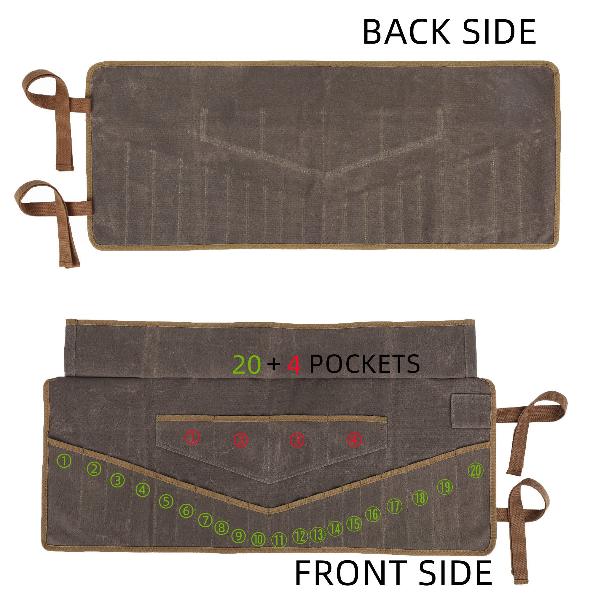 Denifiter waxed canvas material offers durable, water-resistant protection in any workshop.