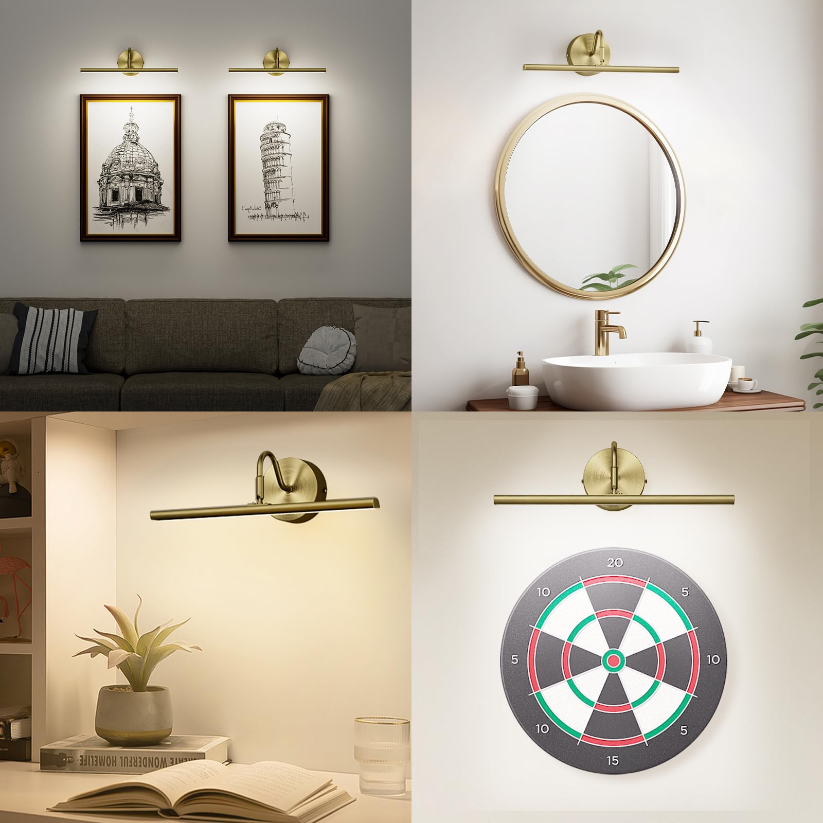 Denlead gallery space lighting suitable for hotels and commercial displays.