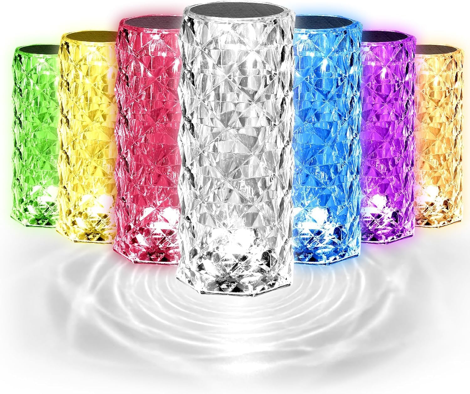 Deogos ambient light rose lamp ideal for bars and dinner tables