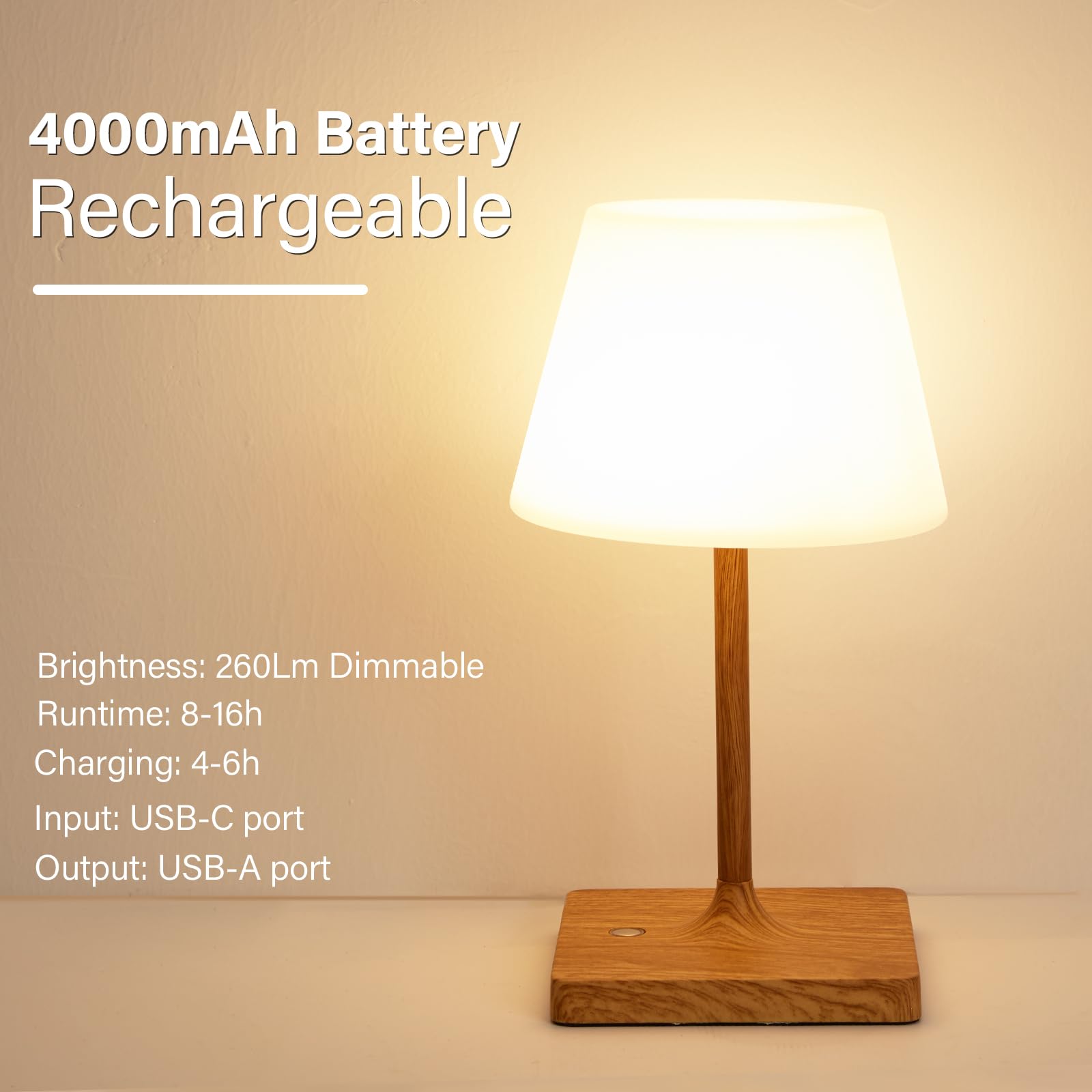 Deogos soft-start dim light for gentle wake and dimming