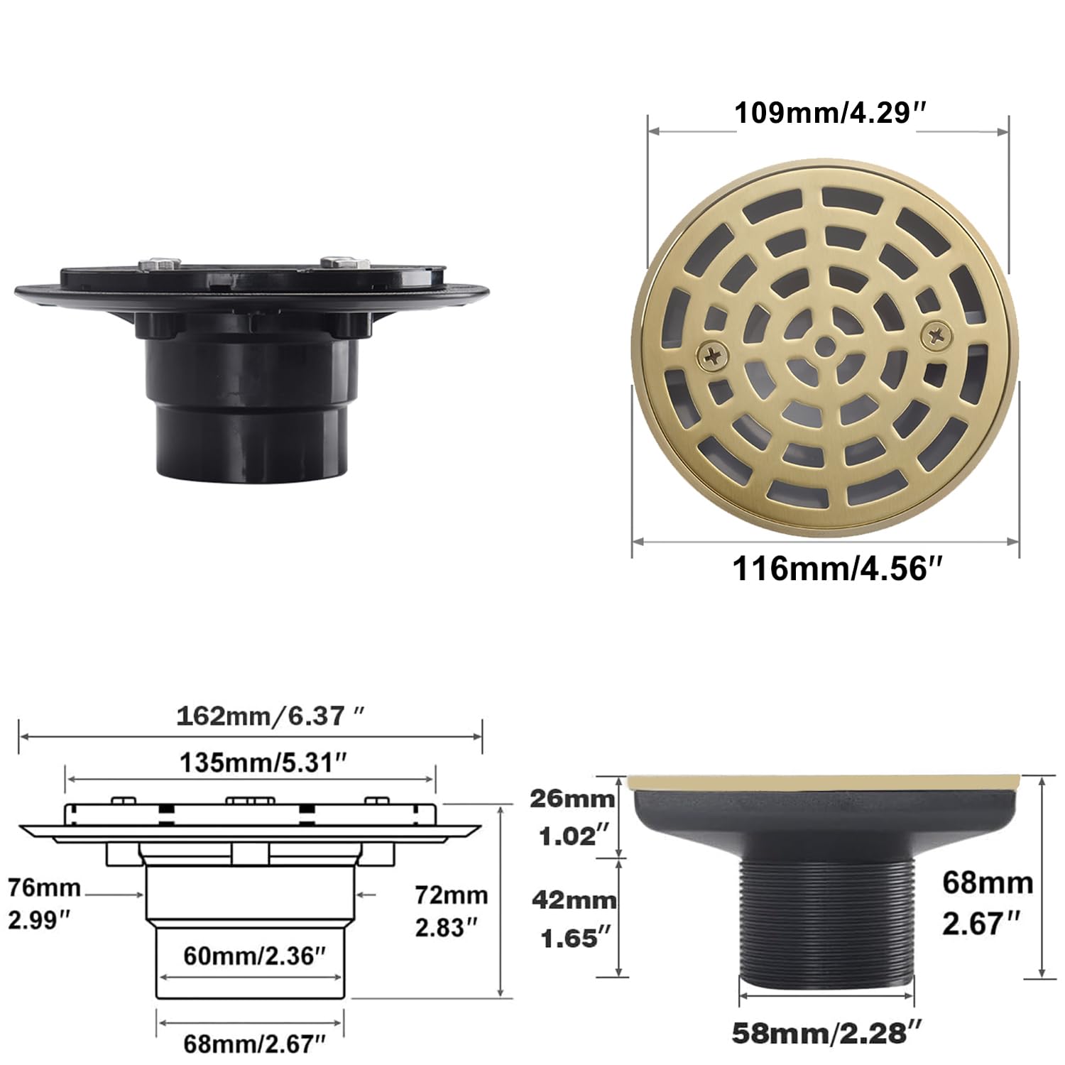 DEOKXZ rubber gasket ensures a reliable, leak-free seal.