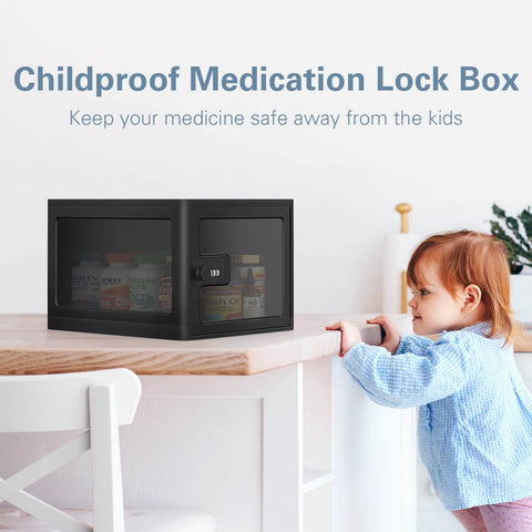 DEPAD lock box with a 3-digit code dial enabling easy, keyless access.