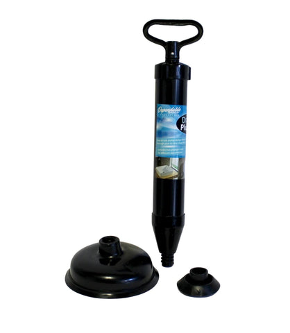 Dependable Essentials durable black plunger for everyday household use.