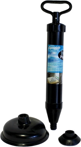 Dependable Essentials pump plunger for sink drains versatile and easy to use.
