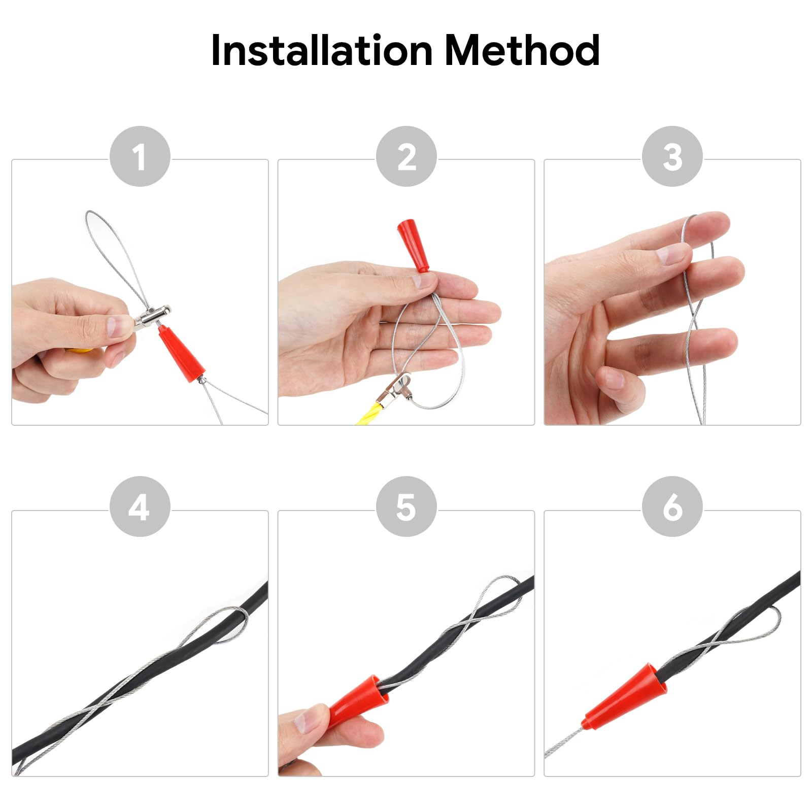 DEPSTECH borescope helper guides cable placement behind walls