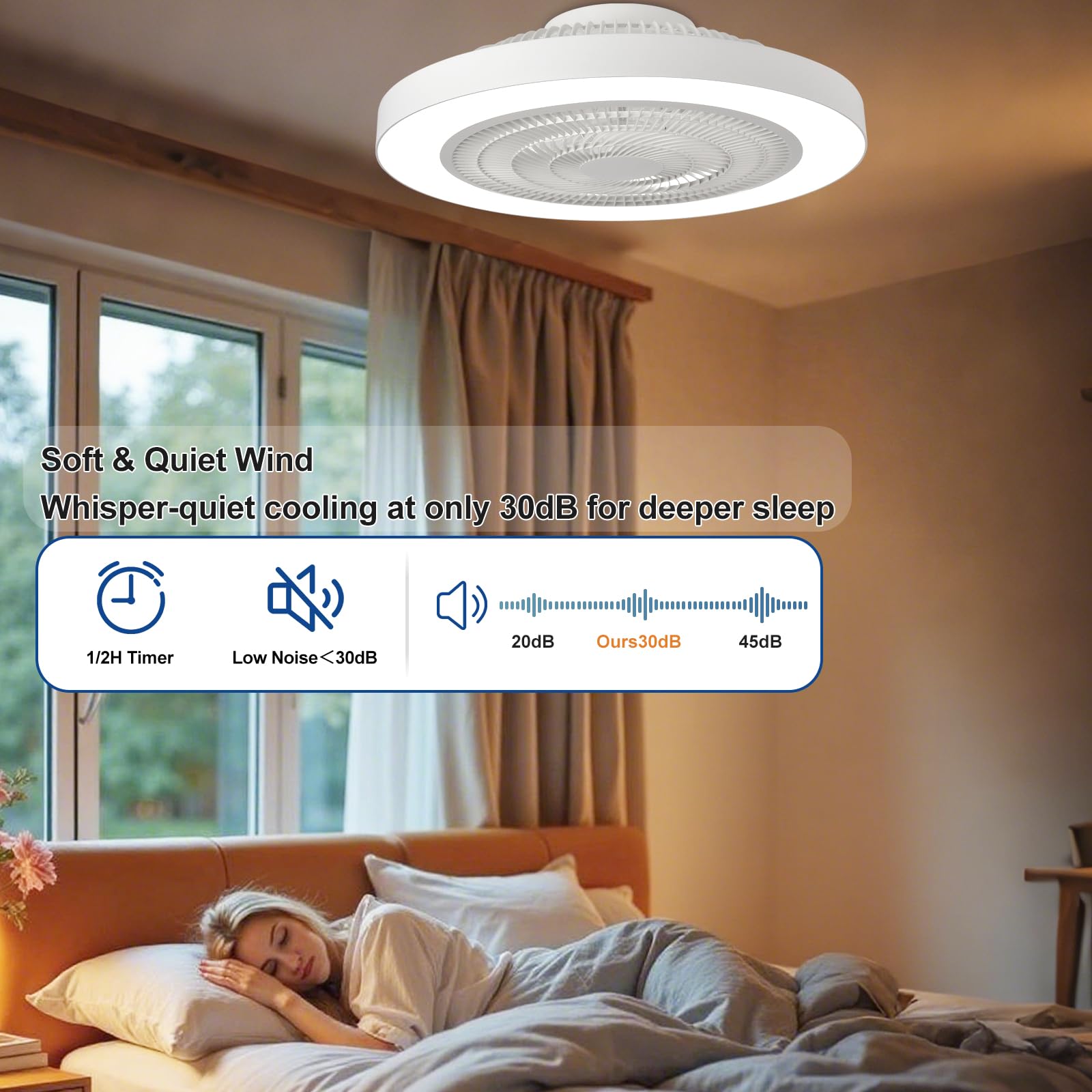 Depuley dimmable LED light range from warm to neutral for ambiance