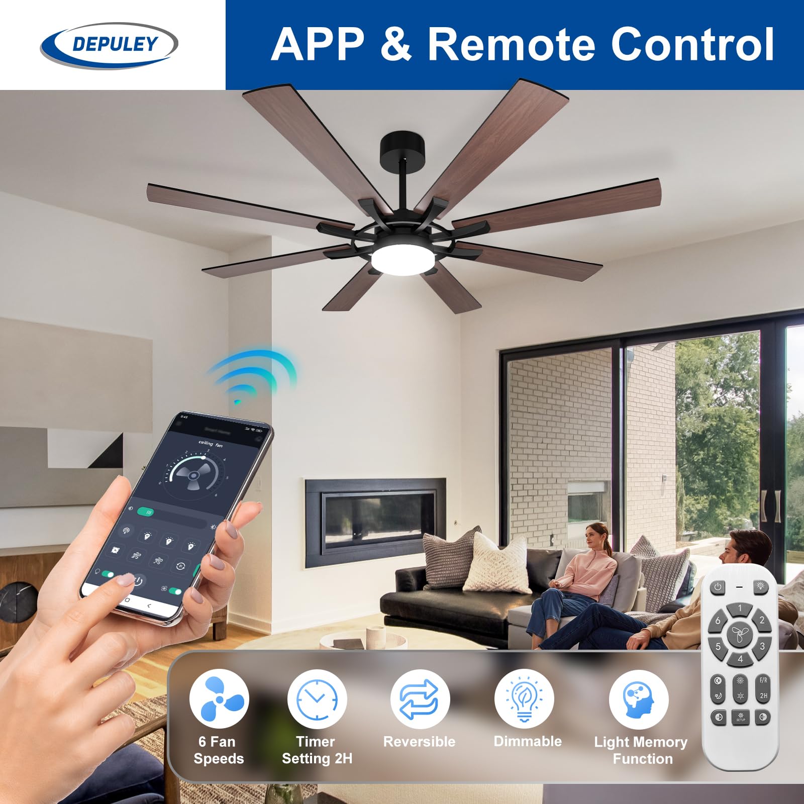 Depuley dimmable LED light provides adjustable ambience