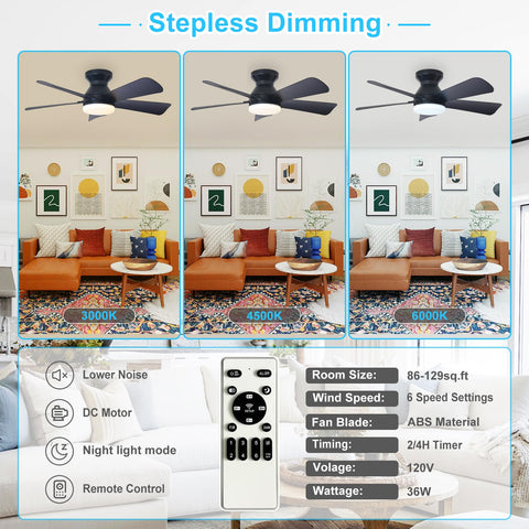 Depuley dimmable LED light provides customizable ambiance.