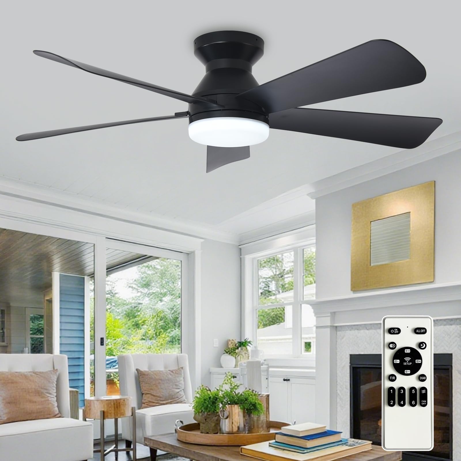 Depuley easy-install snap-in blades design for quick setup.