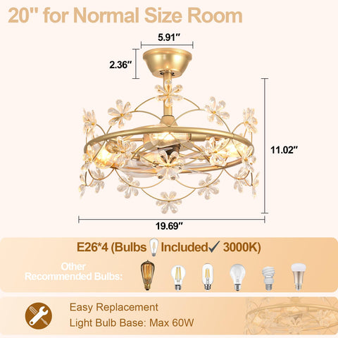 Depuley included LED bulbs 2700K provide instant warm illumination for cozy evenings.