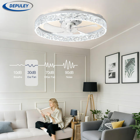 Depuley dimmable LED with 3000-6500K range for customizable ambiance.