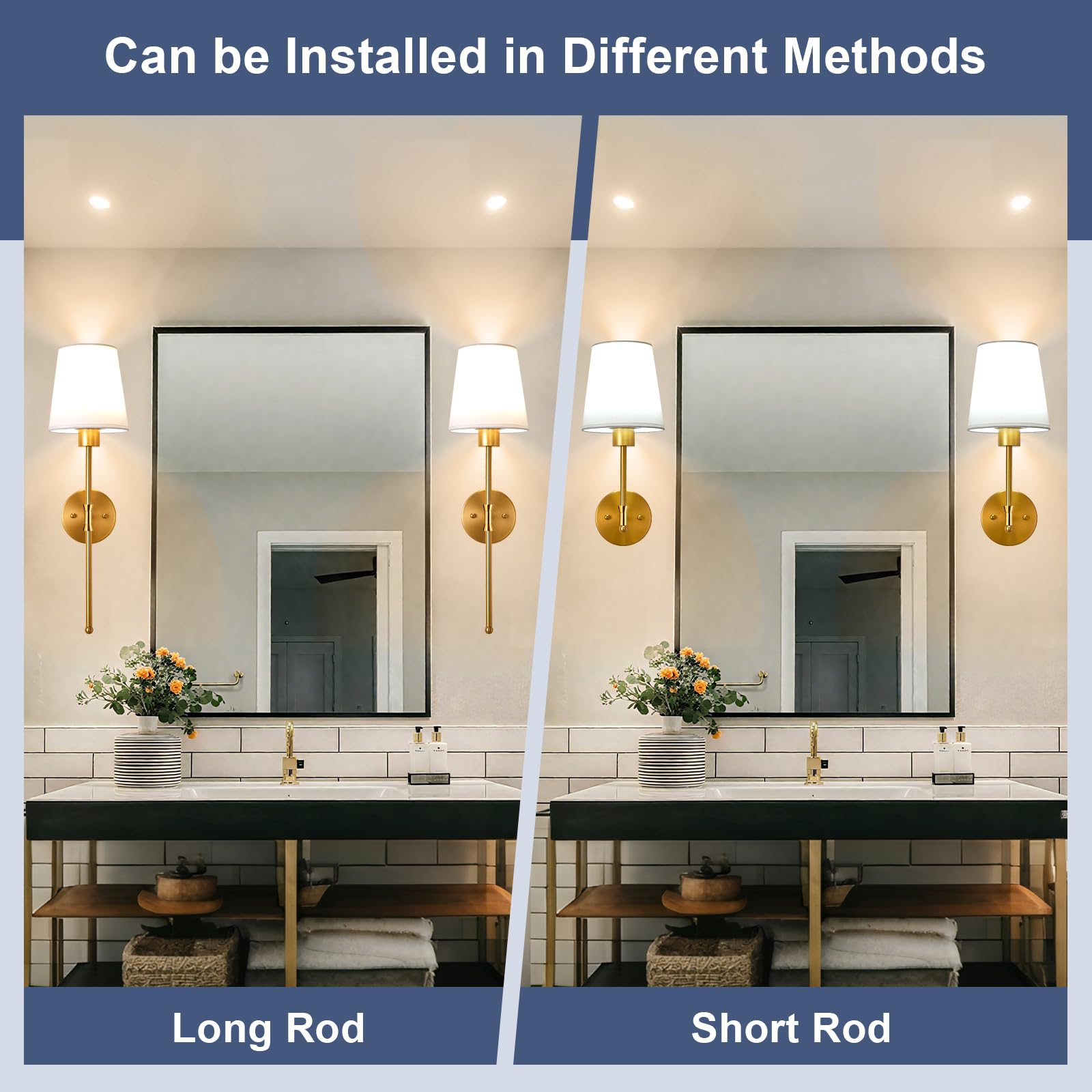 Depuley versatile wall lights fit bedrooms, living rooms, stairs, and closets.