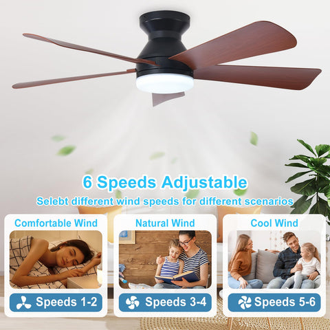 Depuley quiet DC motor delivers strong airflow with low noise