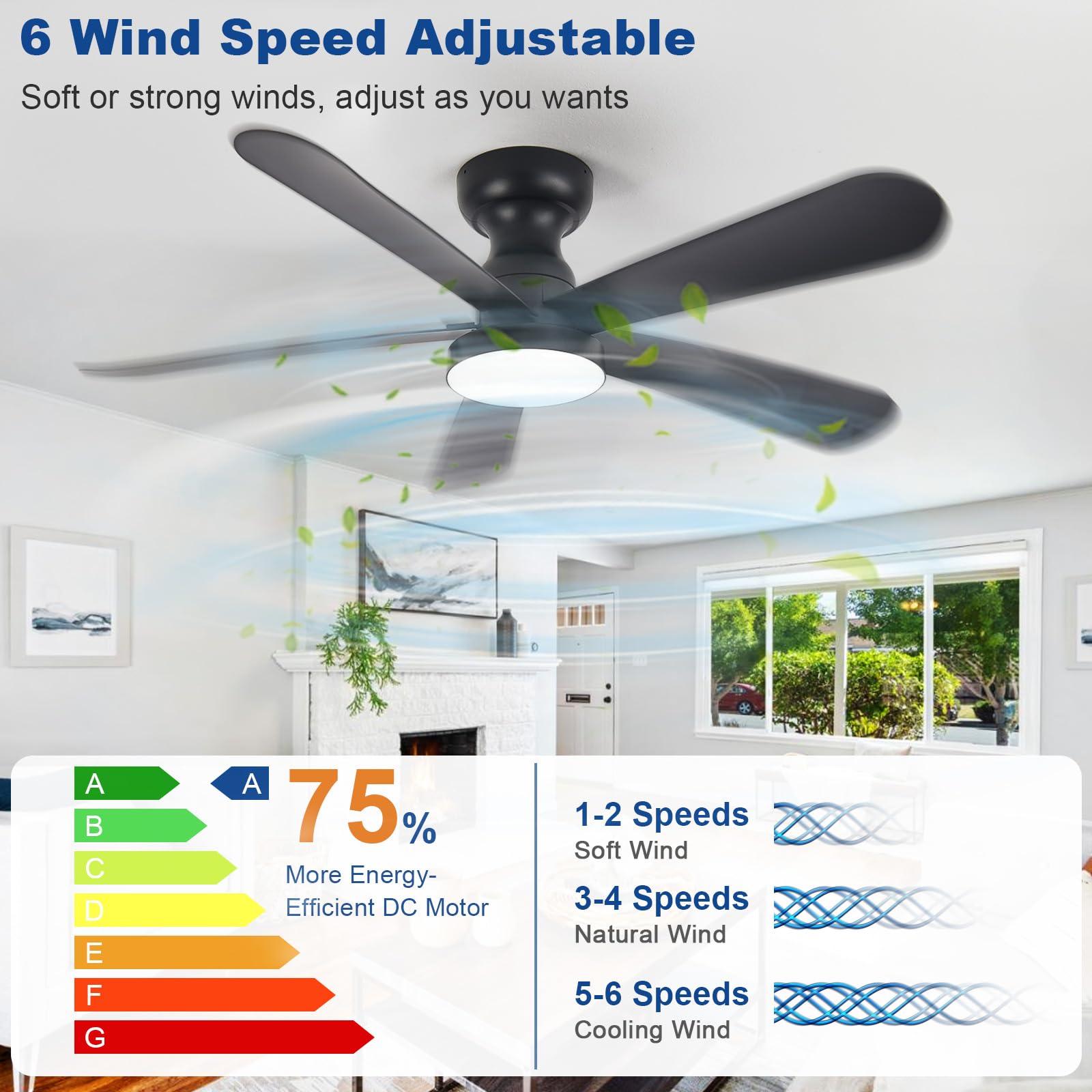 Depuley reversible airflow feature for seasonal comfort