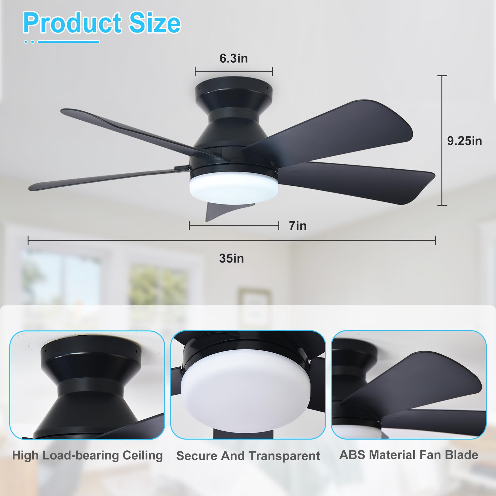 Depuley six-speed airflow for precise comfort.