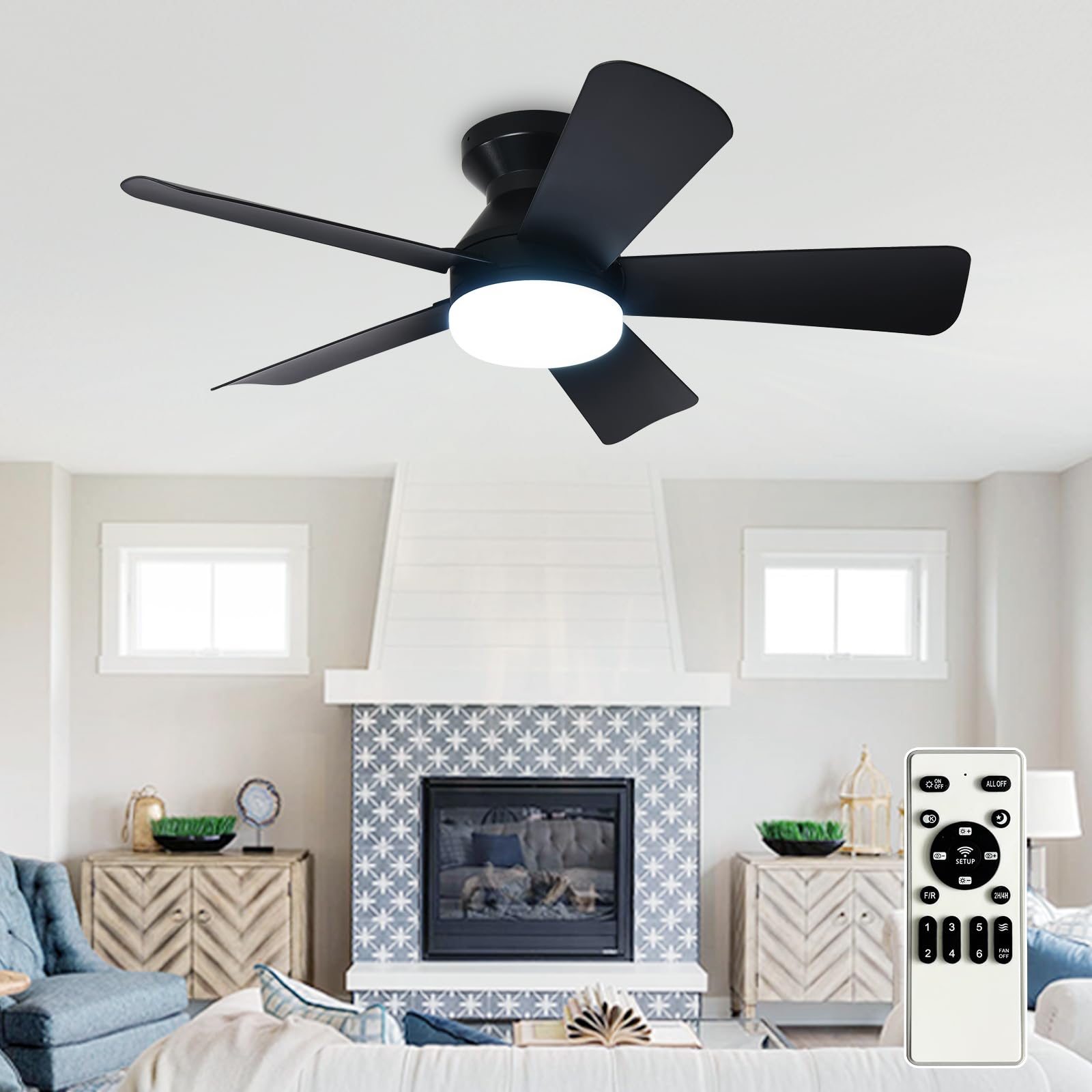 Depuley snap-in blades enable quick, tool-free installation.