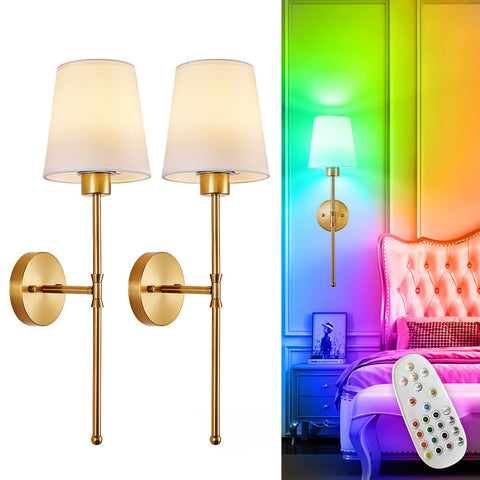Depuley rechargeable battery sconces provide lighting during power outages.