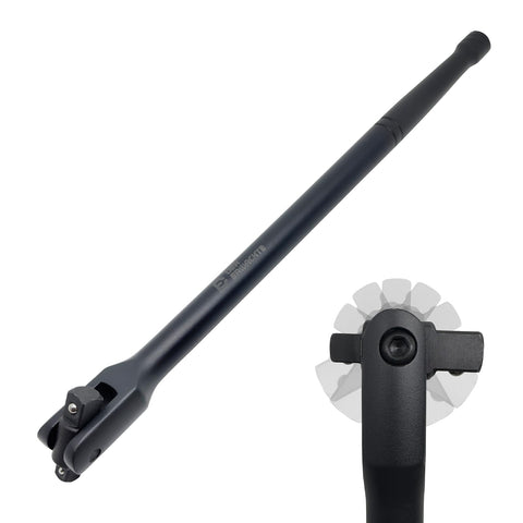 Der Erwachte dual-drive breaker bar with 3/8 and 1/2 inch ends for versatile socket use