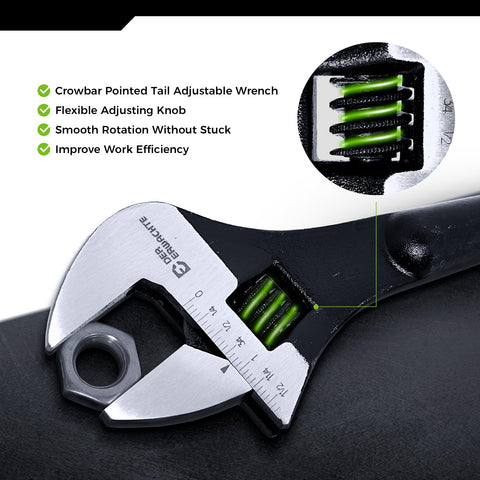 Der Erwachte tail crowbar offers leverage for prying in tight spaces.