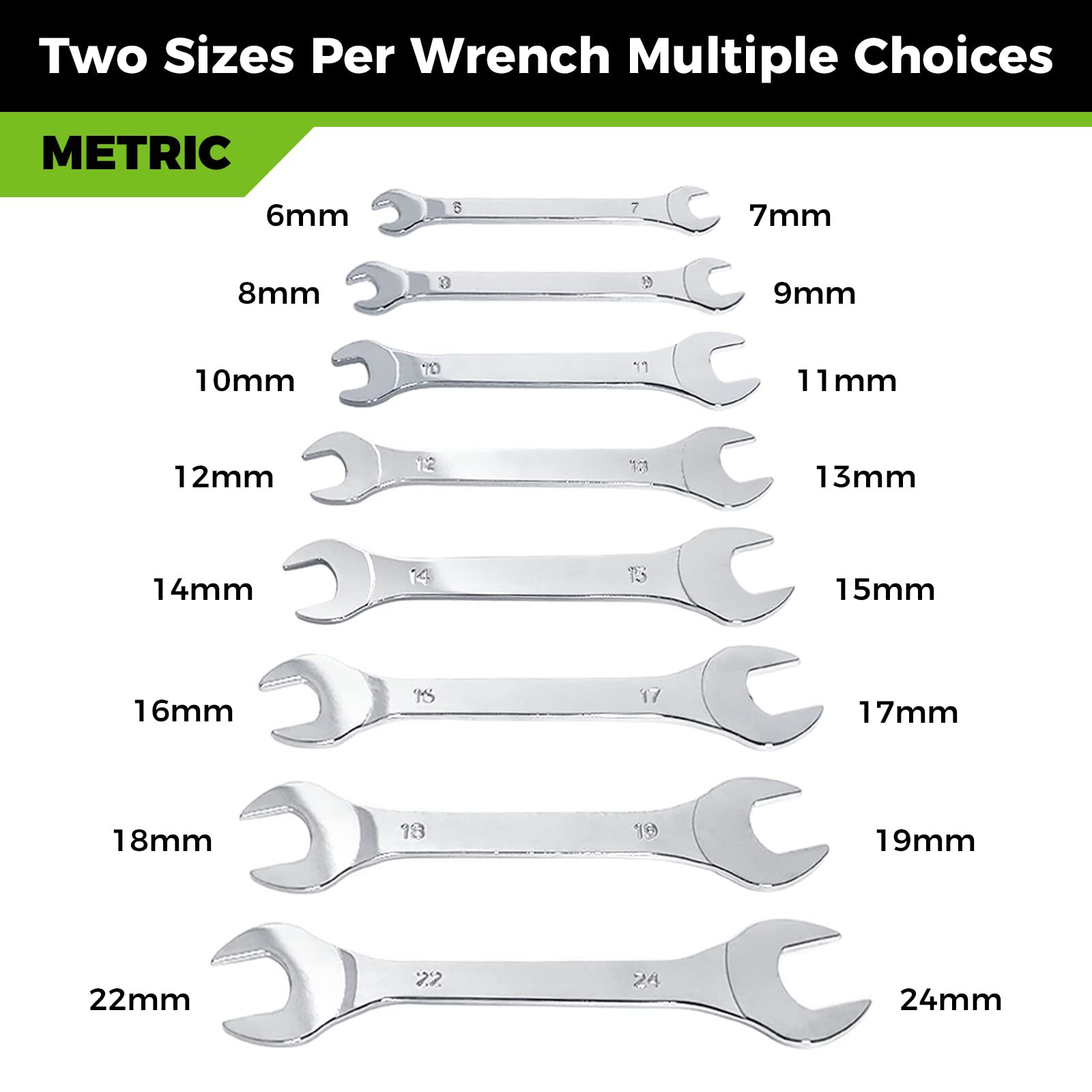 Close-up of 3 mm thin wrenches for tight-fastener access.