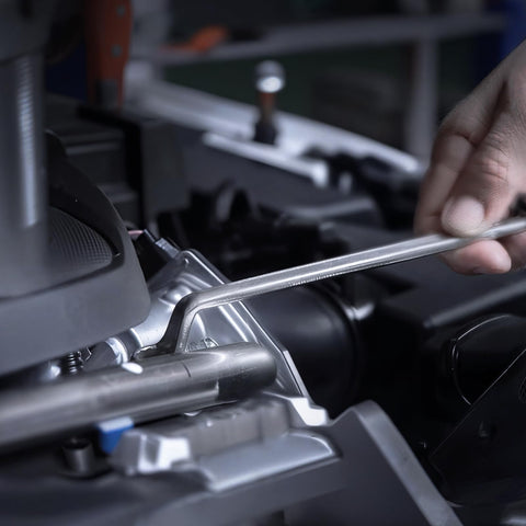 Wrench set covers 6 to 23 millimeter sizes for versatile projects