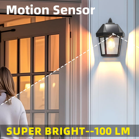 DERAYSION easy-install, no-wiring lantern for quick porch setup.