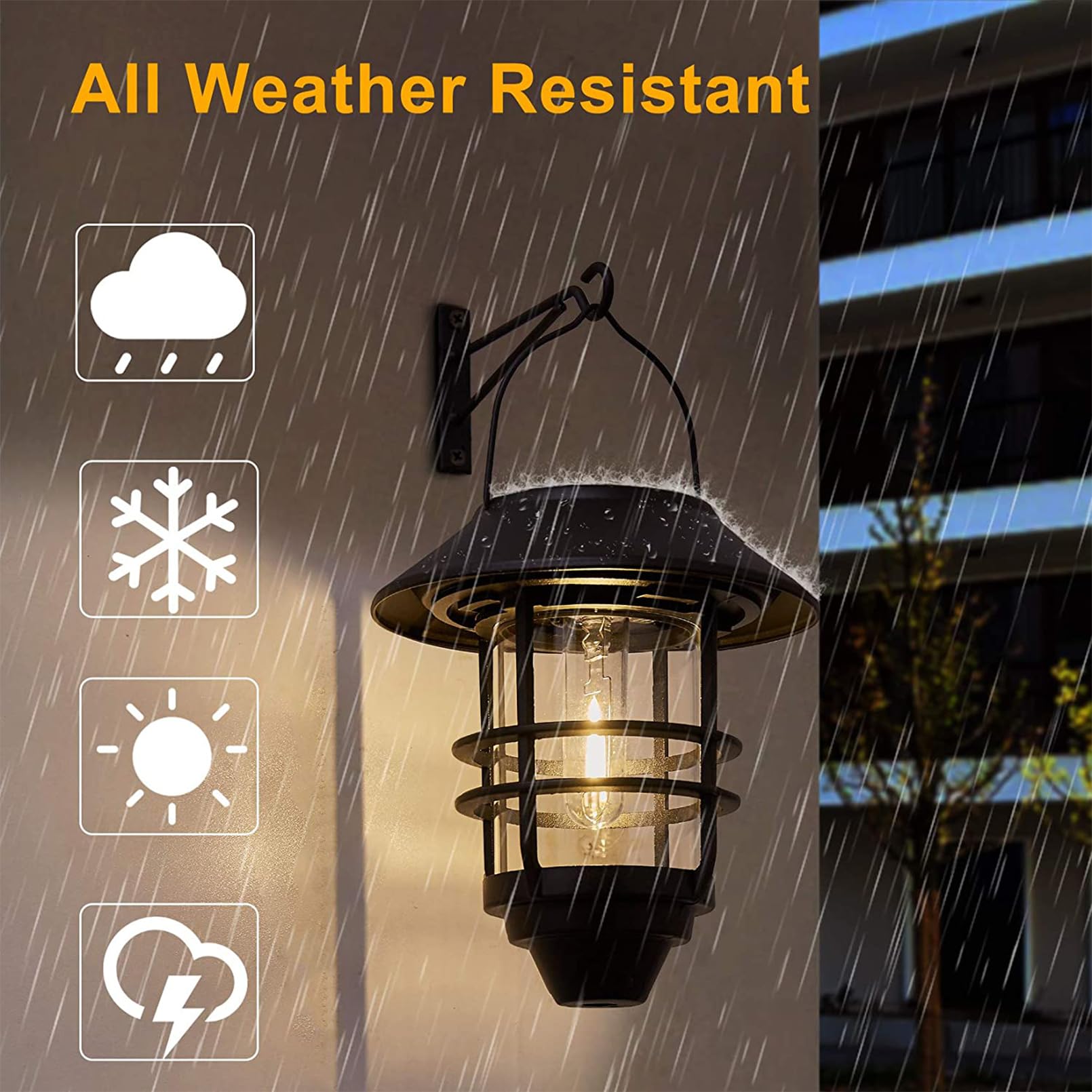 DERAYSION real glass and metal finish adds durable, elegant lighting.
