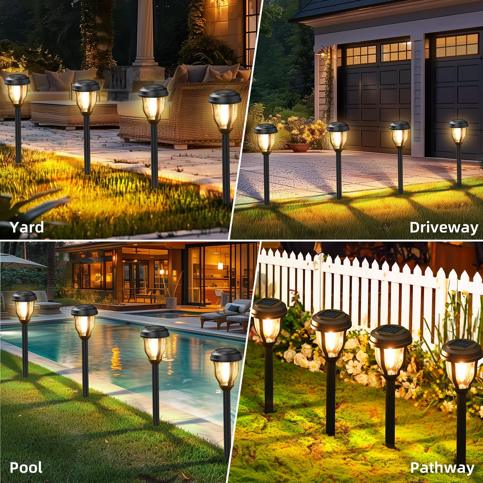 DERAYSION weatherproof solar light withstands wind and rain for reliable brightness