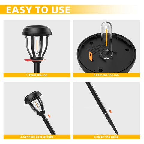 DERAYSION yard and patio solar light enhances evening landscapes with subtle illumination