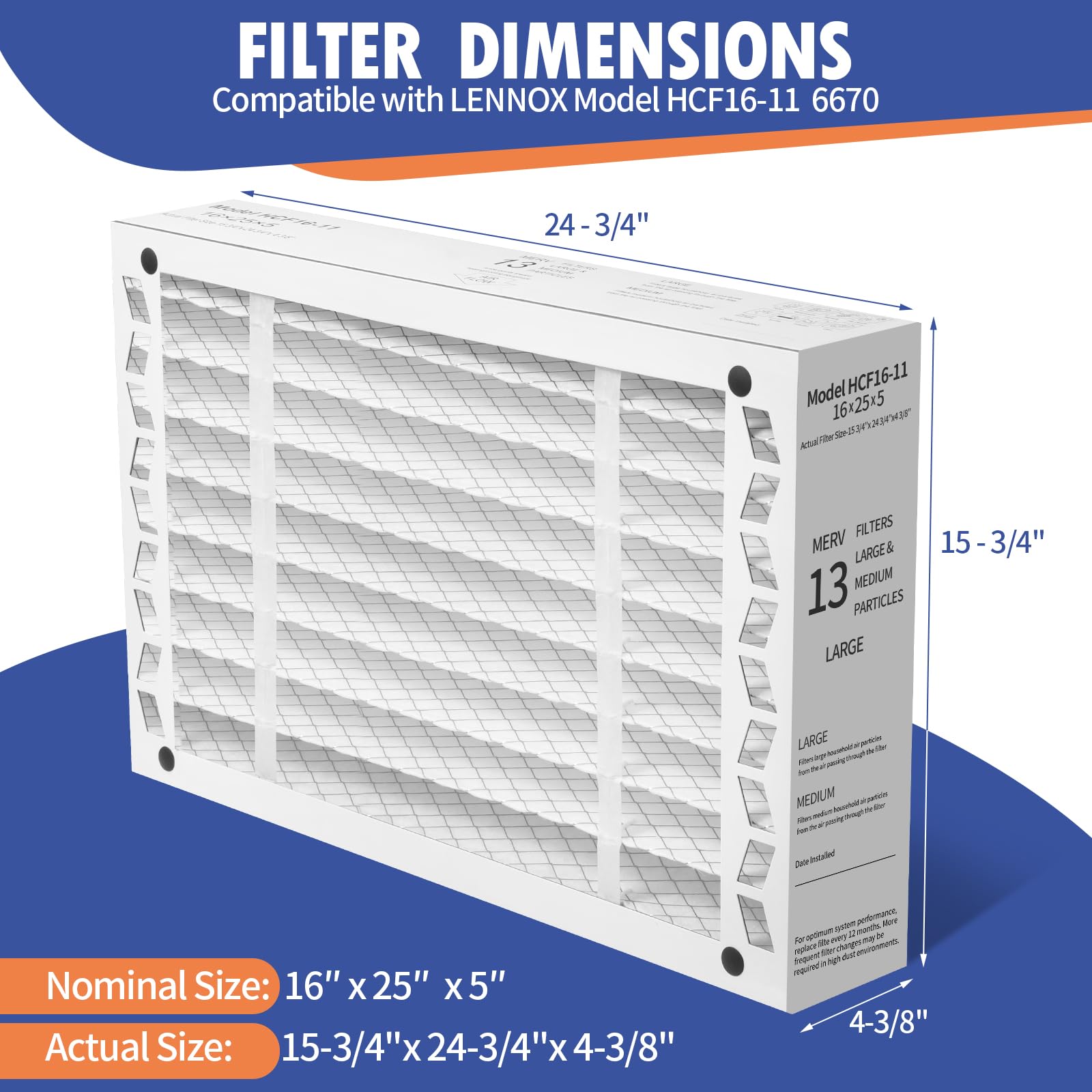 DerBlue filter lasts 6 to 12 months under typical use.