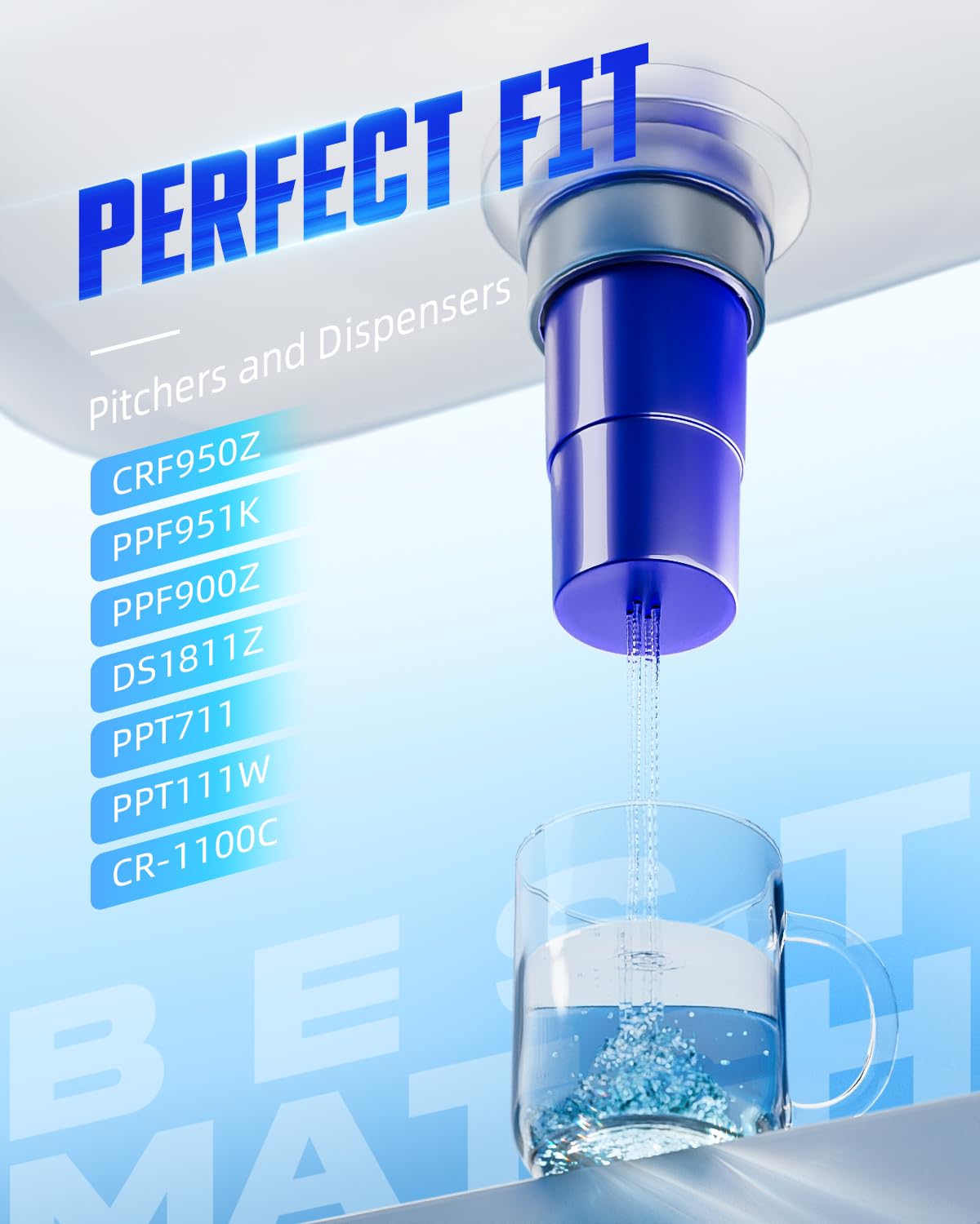 DESENRUIS 99% chlorine adsorption helps improve taste and clarity