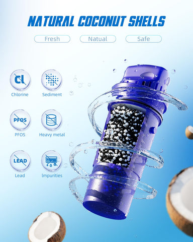 DESENRUIS easy-install design lets you replace the filter in seconds