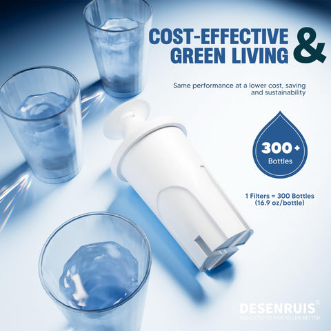 DESENRUIS high-activated-carbon content enhances filtration efficiency and longevity.