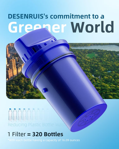DESENRUIS reduces plastic waste with fewer bottled waters
