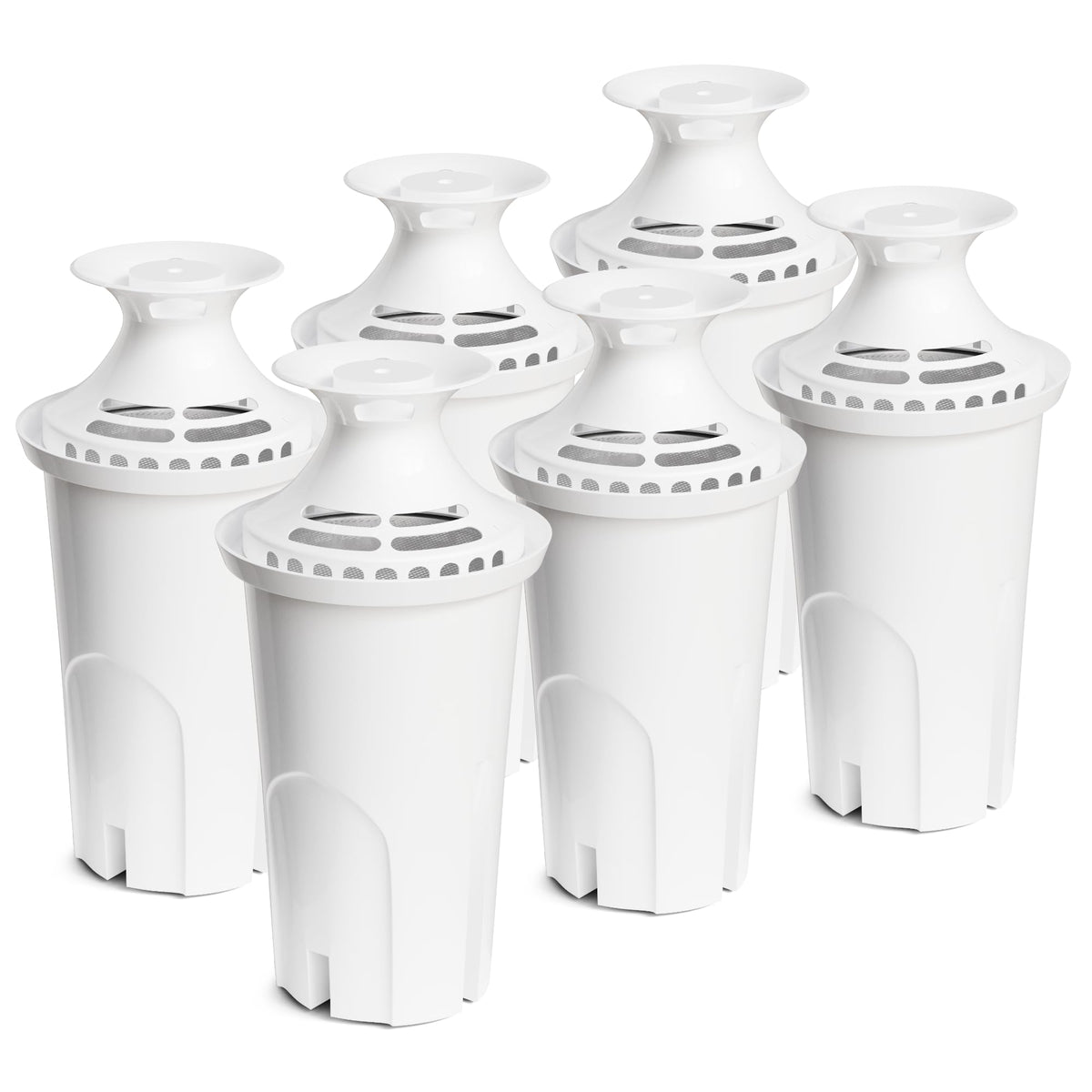 DESENRUIS water filter pack 6 for Brita pitchers enhances compatibility