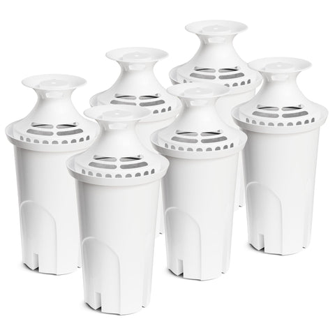 DESENRUIS water filter pack 6 for Brita pitchers enhances compatibility