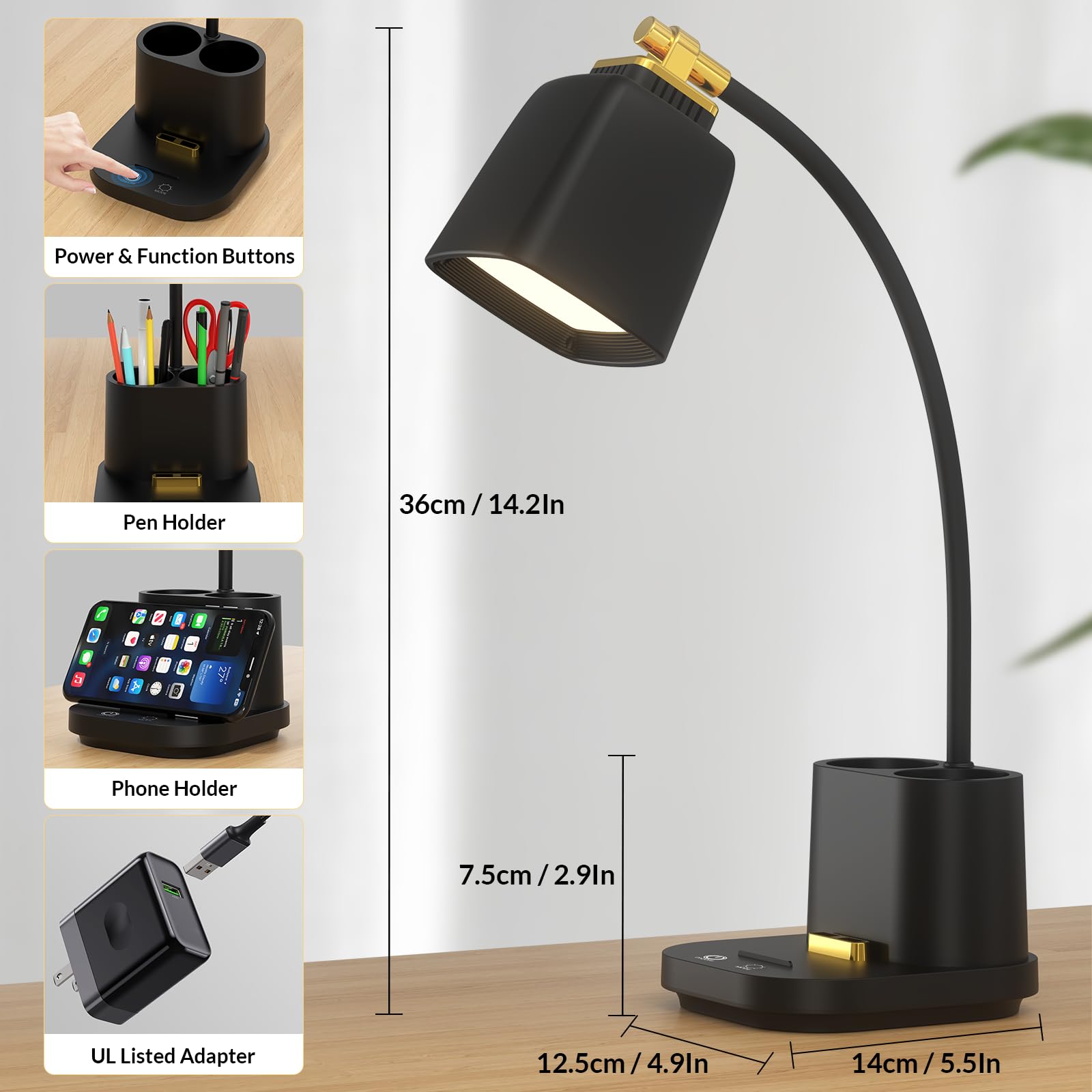 Desk Lamp study lighting ideal for reading and focused work.